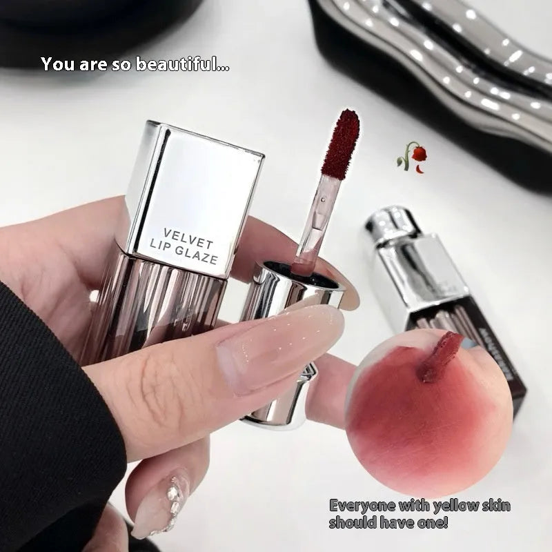 Kakashow Lock Colour Velvet Lip Paint matte soft mist lipstick in six colour shades