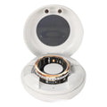 Diamond smart ring with health monitoring on finger in gold and silver colour options