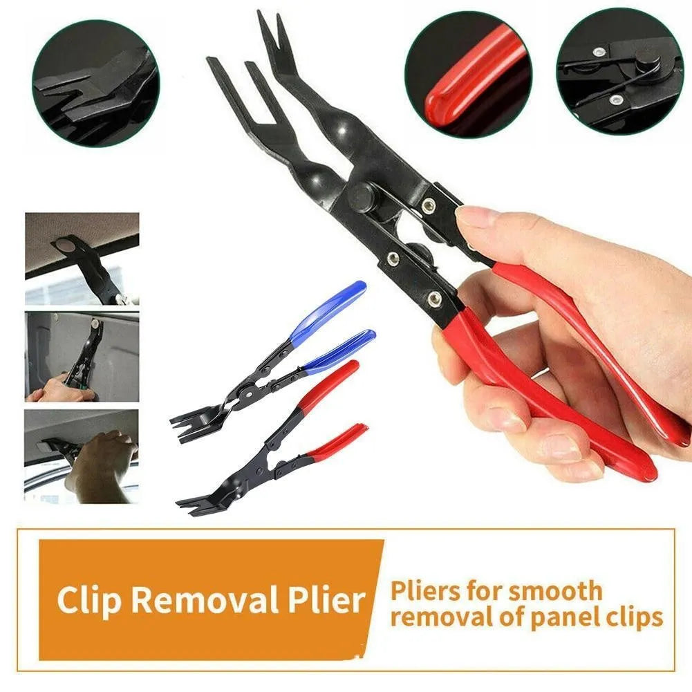 Blue steel car disassembly separator pliers repair tool for removing interior clamps