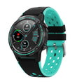 GPS smart watch with square 49mm face and silicone sports bracelet in multiple colours