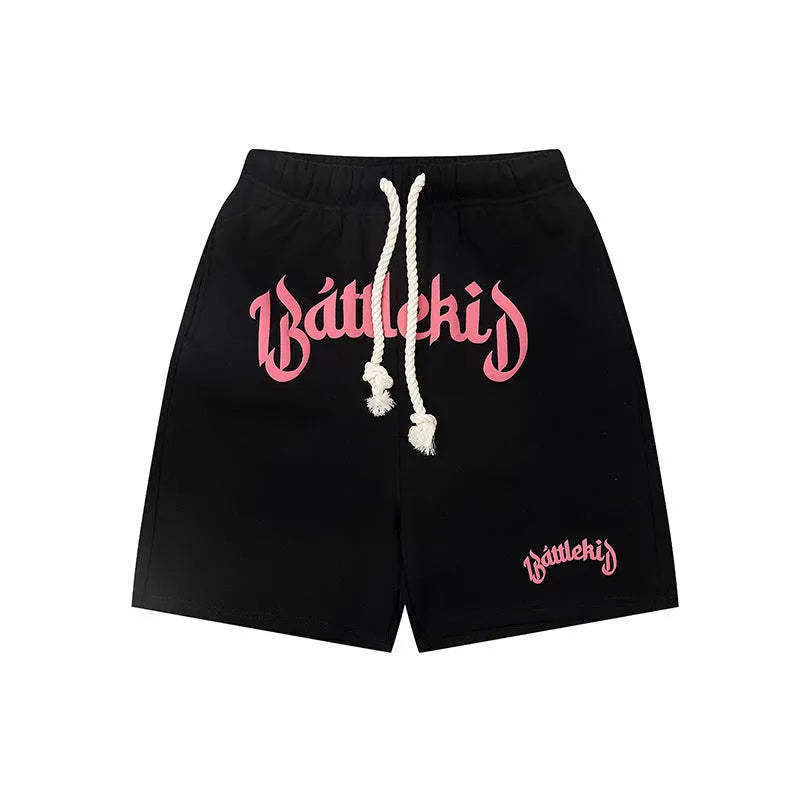 Cotton blended street shorts in loose casual style with multiple colour options