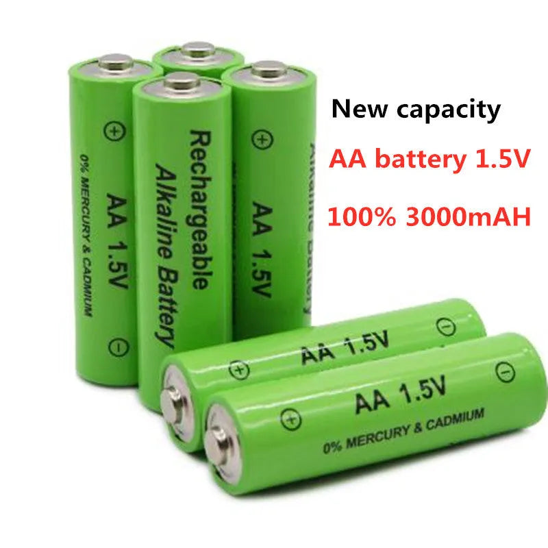 AA alkaline rechargeable battery industrial grade 3000mAh capacity