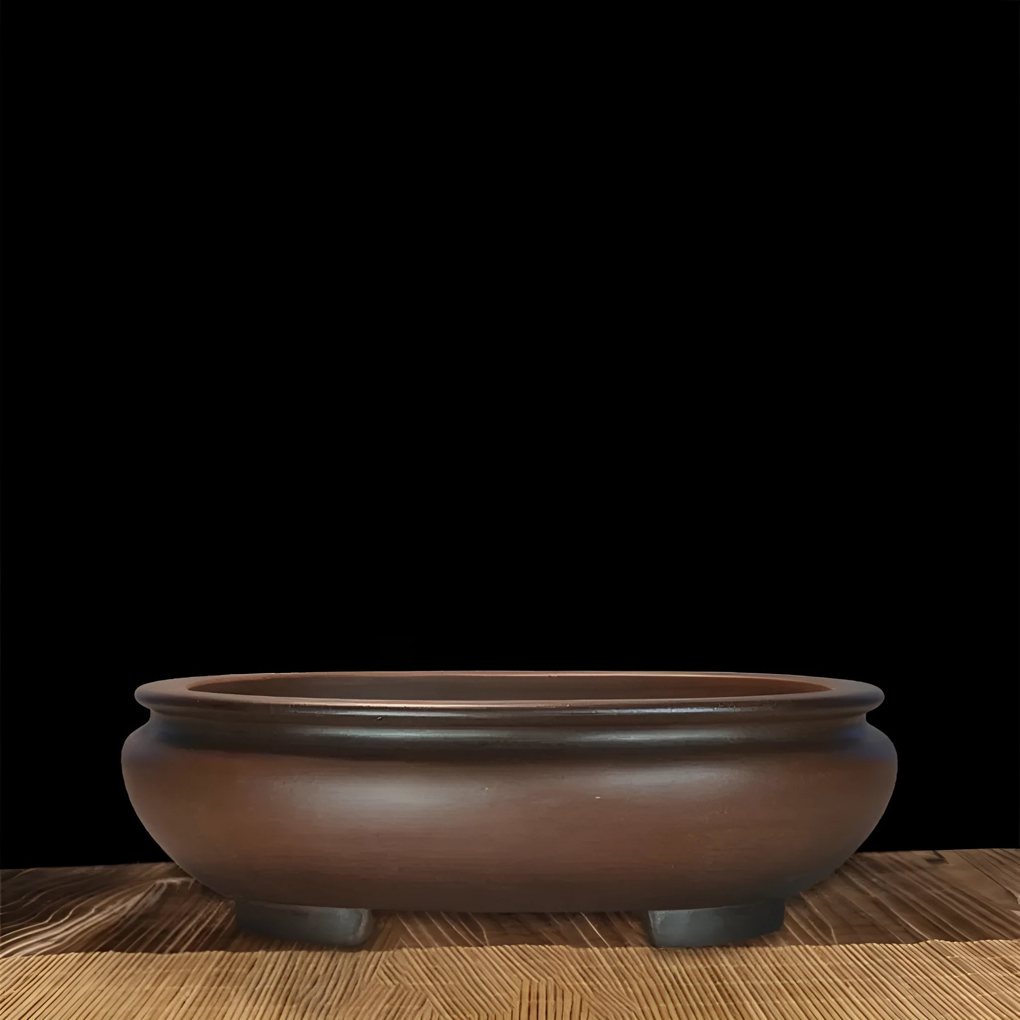 Handmade classical purple sand flowerpot measuring 58cm for indoor desktop plant decoration