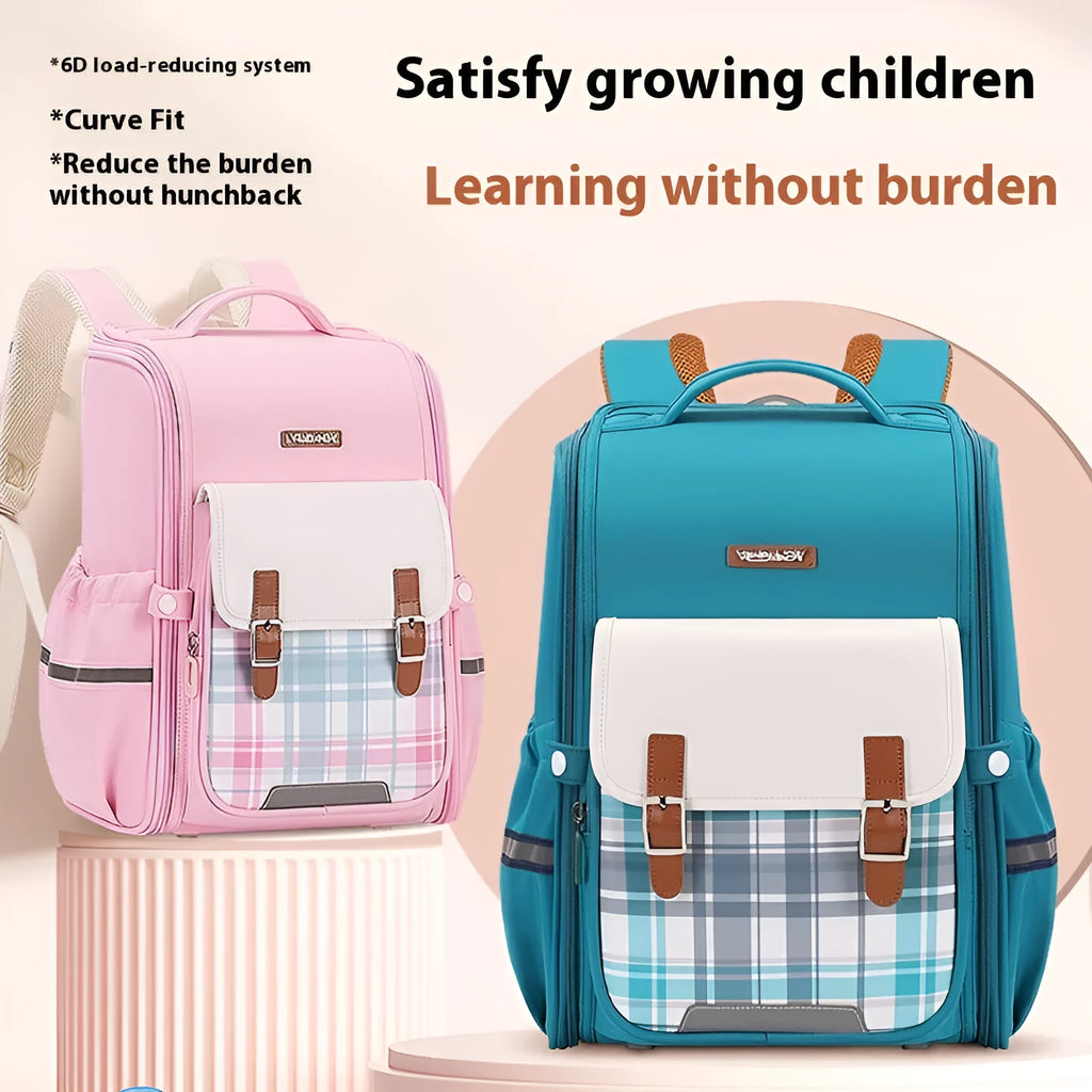 Modern student schoolbag backpack in Oxford cloth available in multiple colour and size options