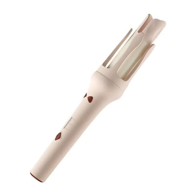 White and Chigo brand automatic hair curler with 32mm barrel and wired power plug