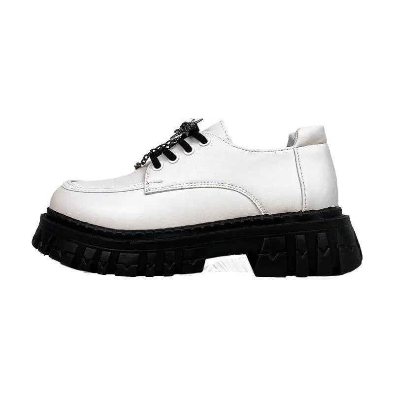 Women's Duke Asterism preppy loafers with a cross shoulder strap and metal detail.