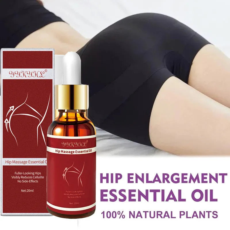 Sculpting butt lifting massage oil with grapeseed oil in a 20ml bottle