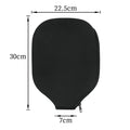 Black neoprene protective sleeve for a table tennis racket or paddle