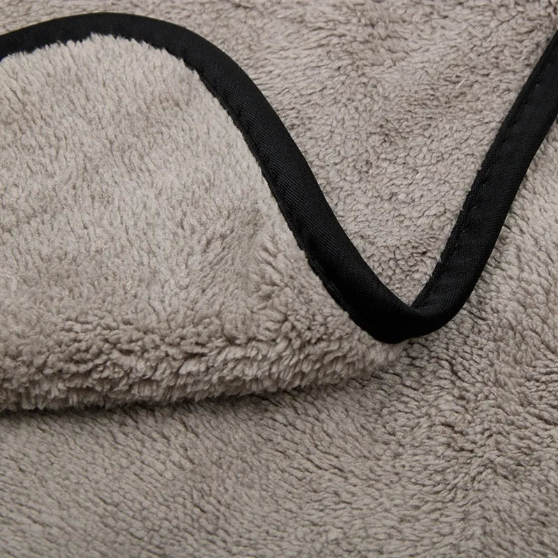 Microfiber car wash towel shown in multiple size options for vehicle cleaning