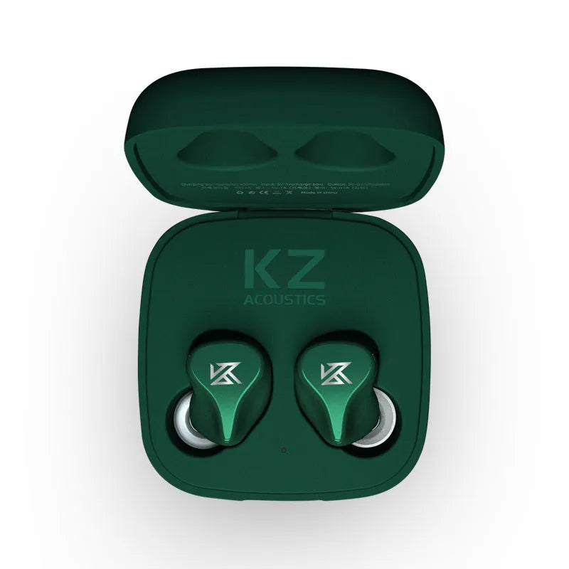 Z1 Black and Green true wireless Bluetooth in-ear headphones