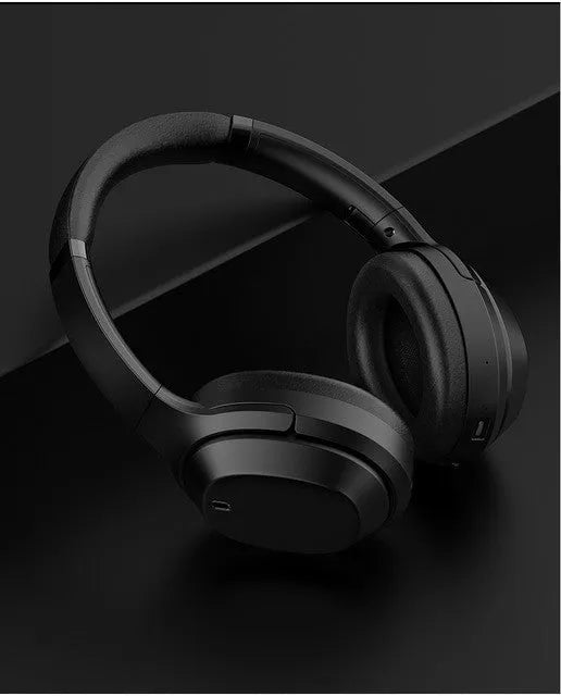 Black Gorsun E98 wireless over-ear Bluetooth headphones with adjustable headband and memory-protein ear cushions