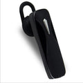 M163 black and white in-ear car Bluetooth headset for hands-free calling and music control.