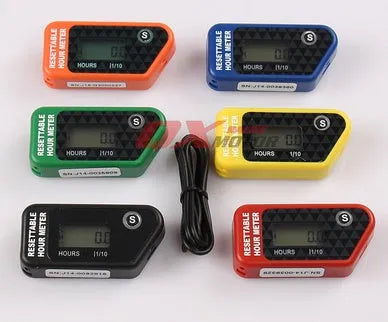 YSDS waterproof black LCD maintenance reminder timer for vehicles and equipment