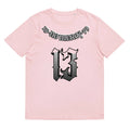 Straight cut cotton summer t-shirt in grey khaki pink purple colours