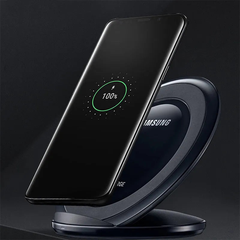 Qi wireless fast charger for Samsung Galaxy Note Edge in black or white with USB connection