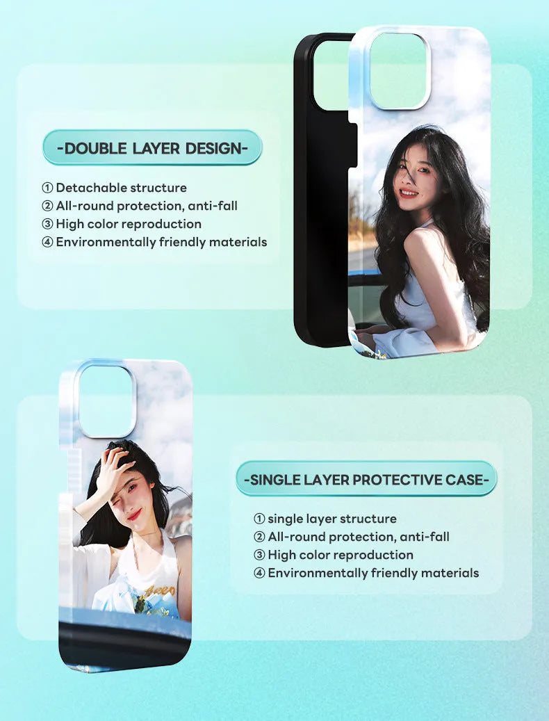 Metal phone case heat transfer printing machine for custom mobile covers