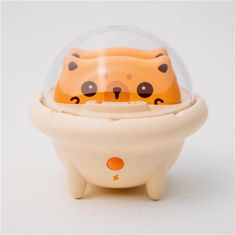 Cartoon bear design fast charging power bank for Apple iPhone and Type C devices.