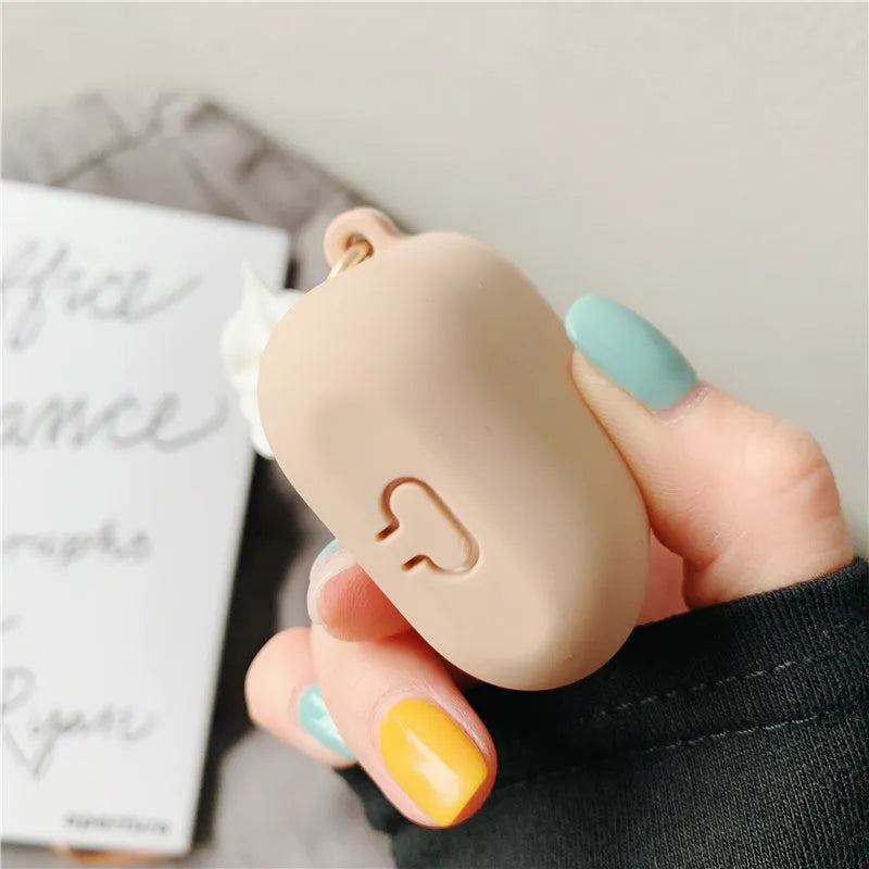 Silicone protector case for Apple AirPods 2 wireless headphones in assorted colours