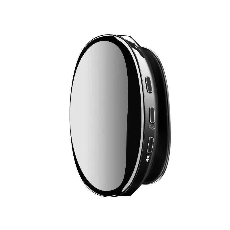 Bluetooth MP4 music player in black, blue, or rose gold with OLED screen showing track info.