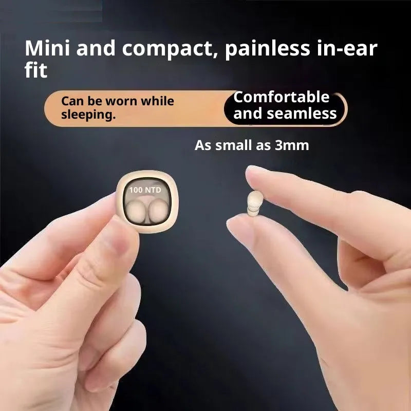 Wireless Bluetooth headset with digital battery display in black colour PC ABS material
