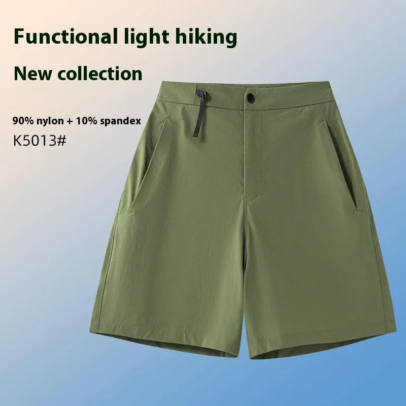 Men's quick-drying sports shorts with elastic 3D cutting in various colour options