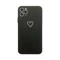 Silicone TPU back cover case for Apple iPhone in solid colour options: black, green, grey, pink, purple, red, white, light green.