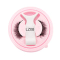 Reusable waterproof false eyelashes with thick artificial fibre construction and natural styling