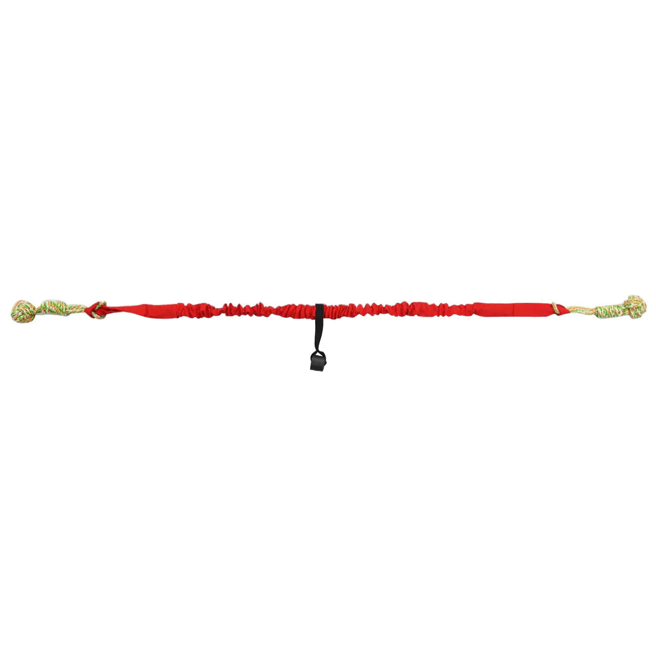 Cotton thread dog tug-of-war rope toy in black, grey or red colours for interactive play