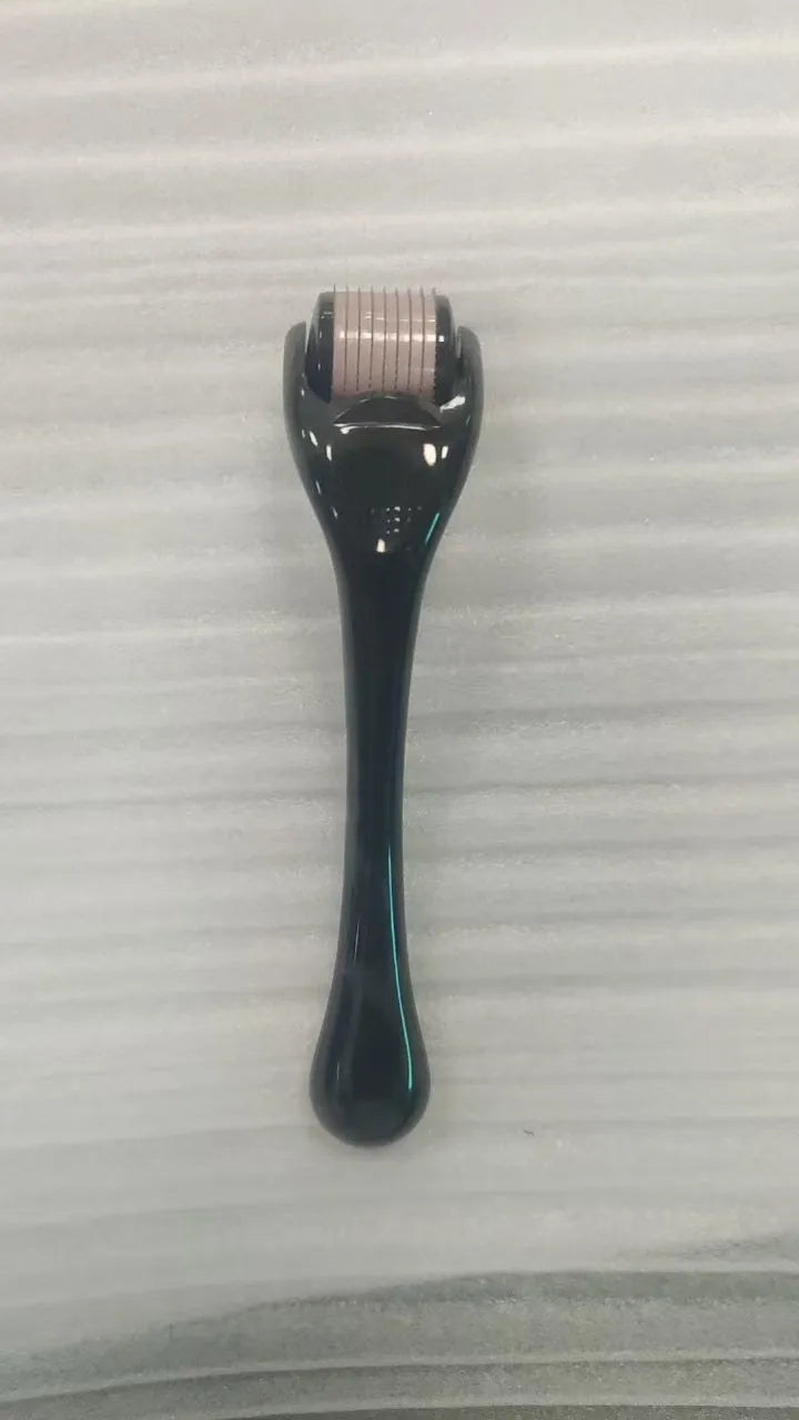 540 micro needle derma roller with adjustable size and multiple colour handle and wheel options