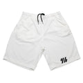 Men's loose-fit metal silk sports shorts in army green colour for summer running