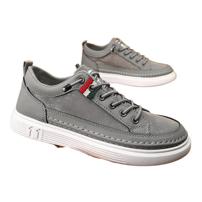 Men's black high-top canvas sneakers with a bandage style, round toe, and PVC sole.