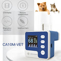 Veterinary mainstream CO2 capnograph CA10M monitor with ETCO2 and respiration rate display, alarm indicator, and battery power