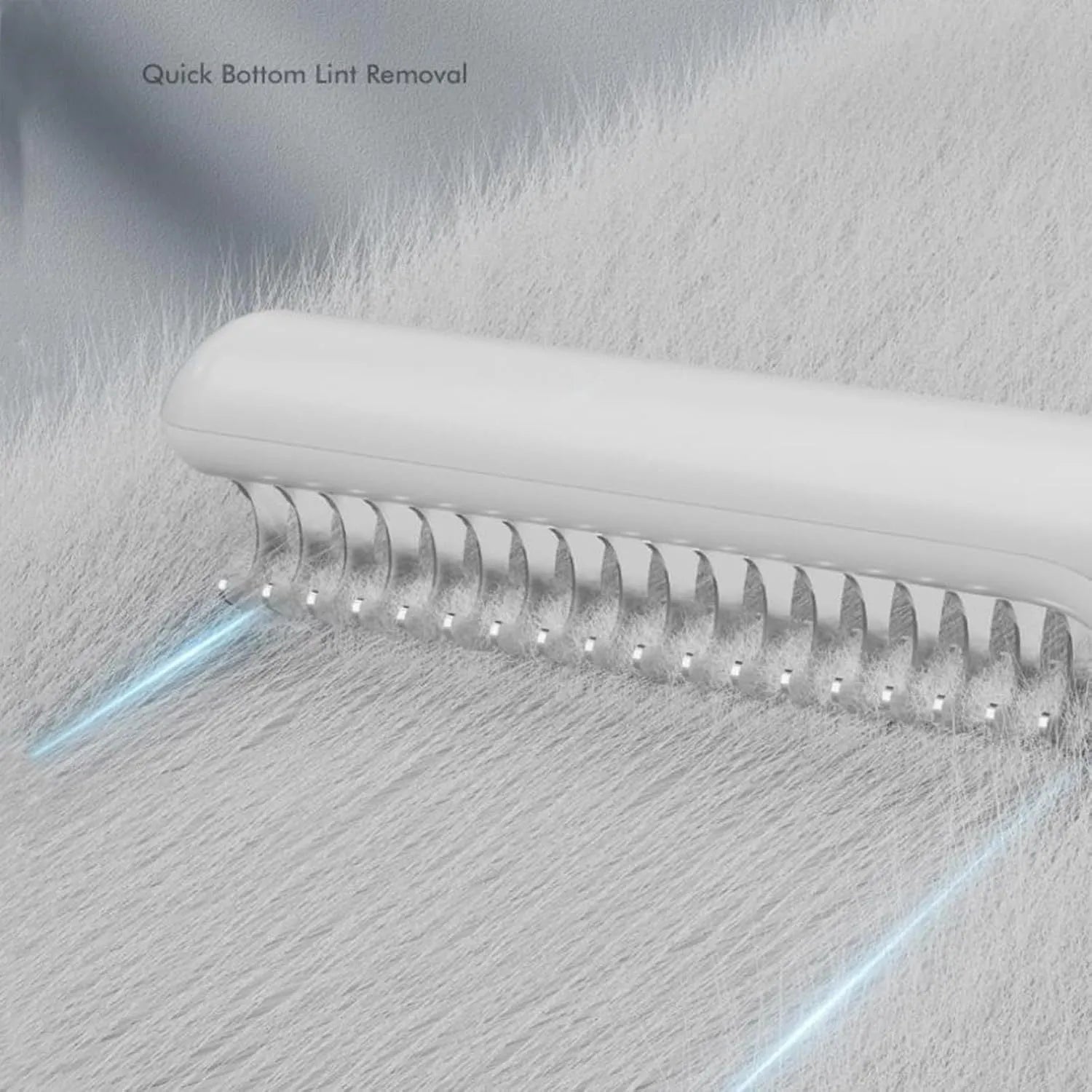 Stainless steel dematting comb for dogs with 18.8cm handle to remove knots and mats
