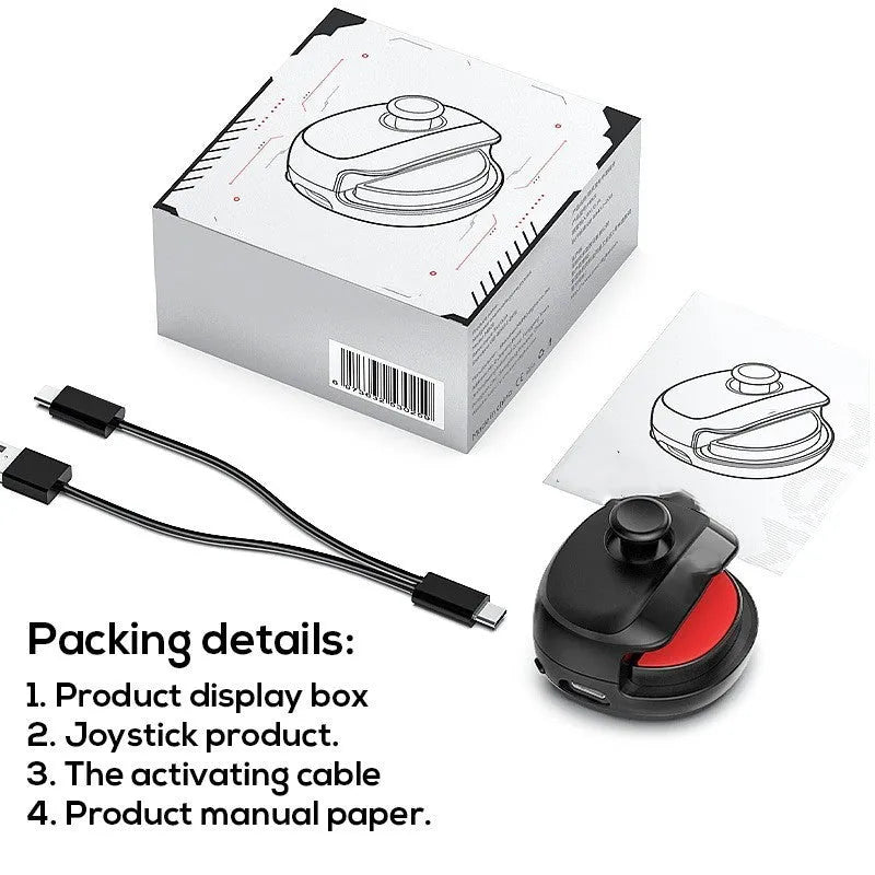 Black USB gaming stick controller measuring 8.8cm with activation wire for mobile battle royale games
