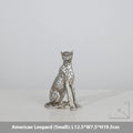 American Leopard resin ornament in modern style available in small large and walking posture sizes for home decoration