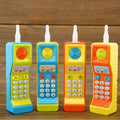 Children's educational toy with cartoon animal design featuring sound and light functions