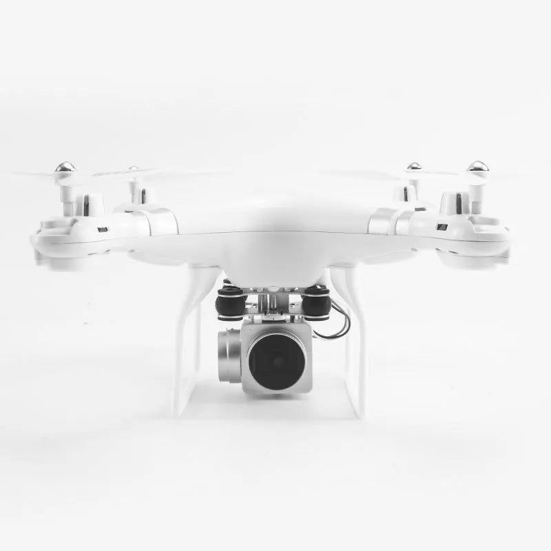 Alloy aerial photography drone in black, red, or white colours with remote control handle