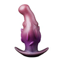 Unisex liquid silicone masturbator available in purple gold and black colors with size options S M L XL