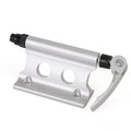 Silver metal bicycle front fork quick release fixing clip for SUV modification and accessory mounting