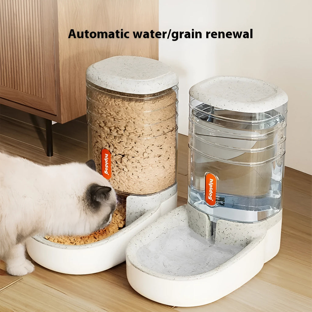 Automatic pet water fountain with 3.8 litre capacity in blue, green, grey, or pink colours for dogs and cats