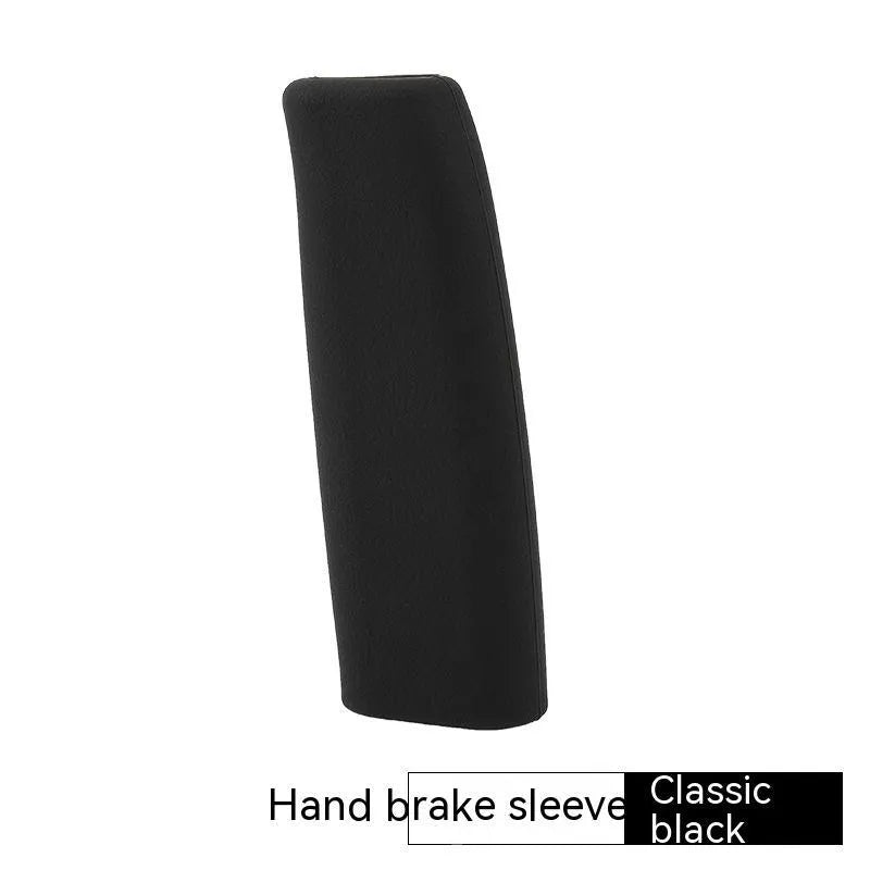 Universal silicone handbrake sleeve 12cm long in five colour options for vehicle gear lever