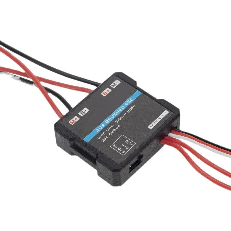 Small Boat 40A miniature brushed electronic speed controller for RC cars