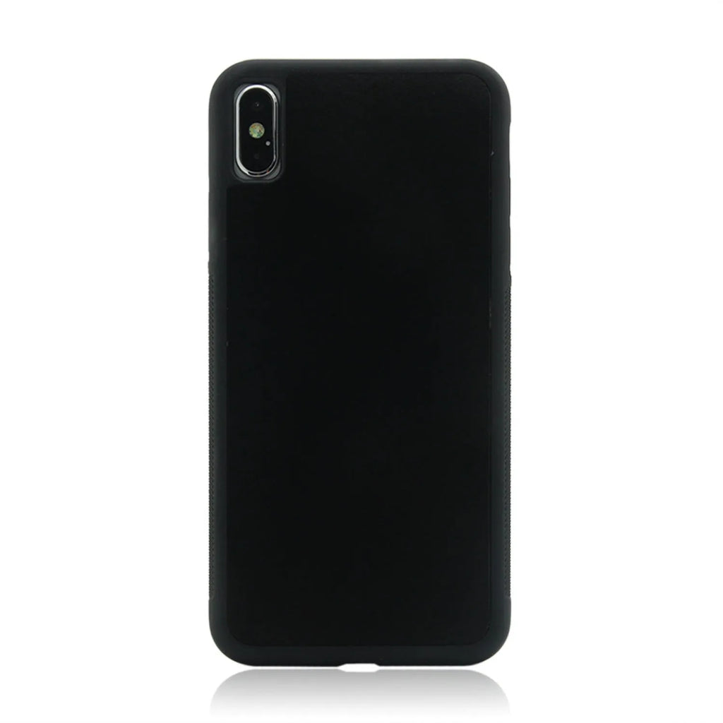 Anti-gravity nano material phone case in black with mirror finish for iPhone 14 Pro