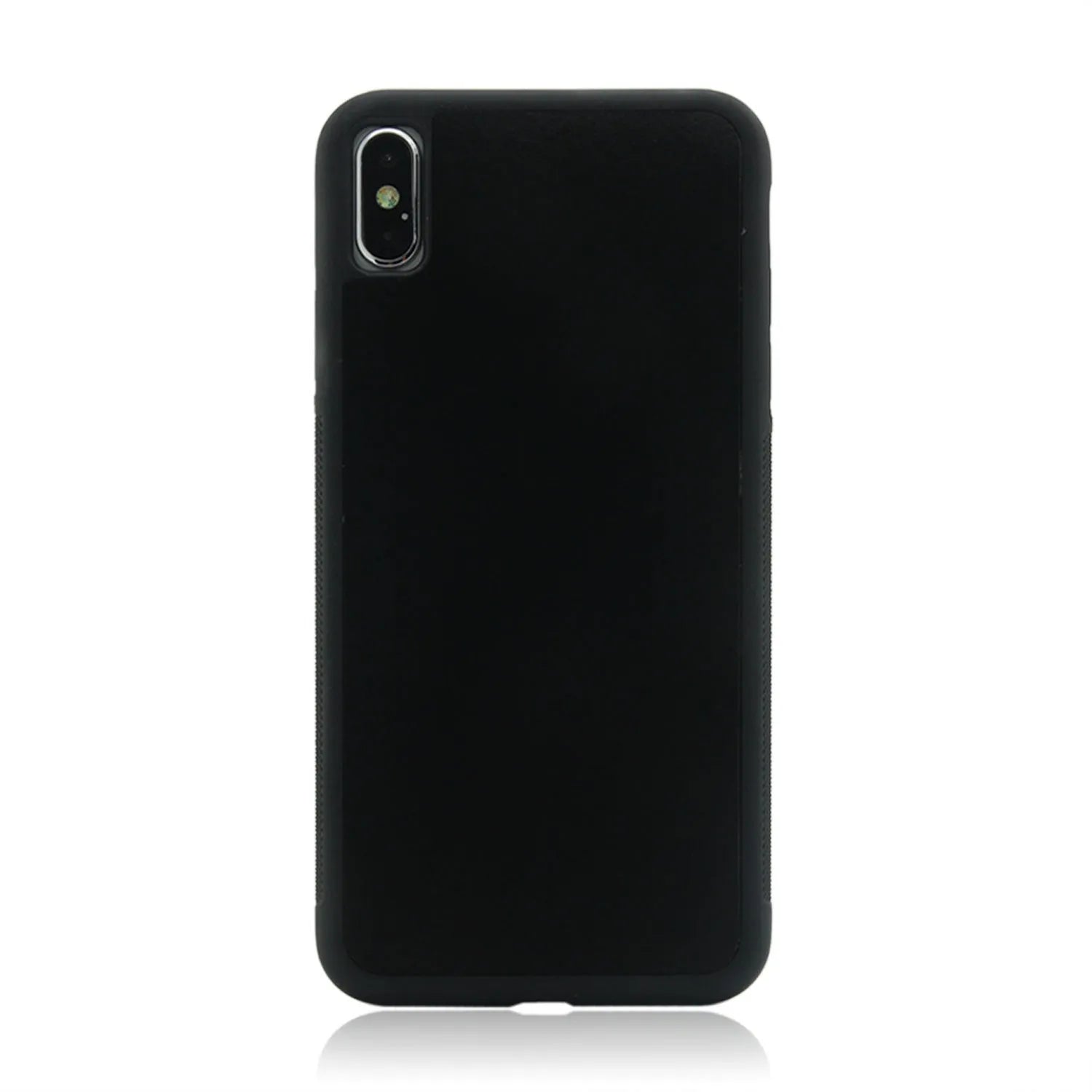 Anti-gravity nano material phone case in black with mirror finish for iPhone 14 Pro