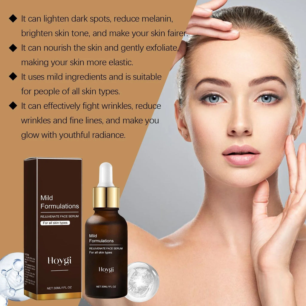 30ml facial skin care essence bottle with hydrating arbutin collagen hyaluronic acid formula
