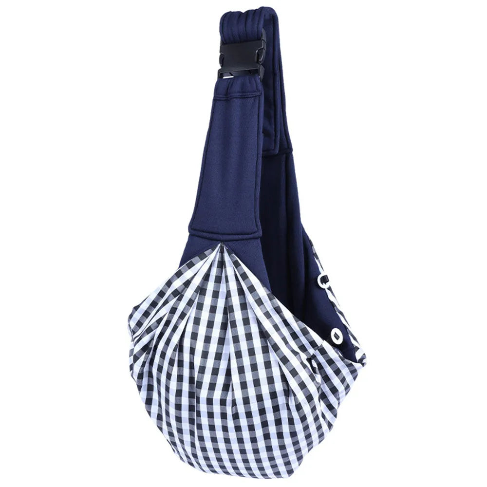 Grey pet shoulder bag for cats and dogs up to 13kg with adjustable strap and phone pocket
