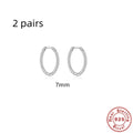 S925 sterling silver twisted string round ring stud earrings in gold and white gold finishes.