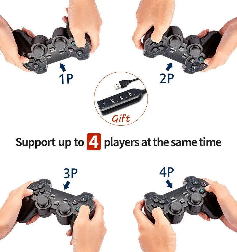 Wired USB game controller for Super ConsoleX with SNES-style design
