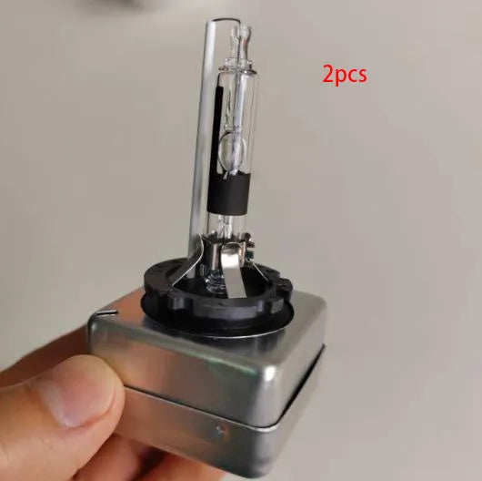 Automotive Xenon bulb lens lamp with aluminium alloy shell showing D1S and D1R specifications