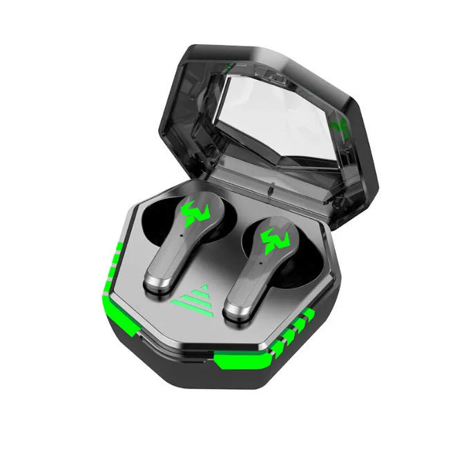 Black N35 gaming Bluetooth wireless in-ear headset with private mold design